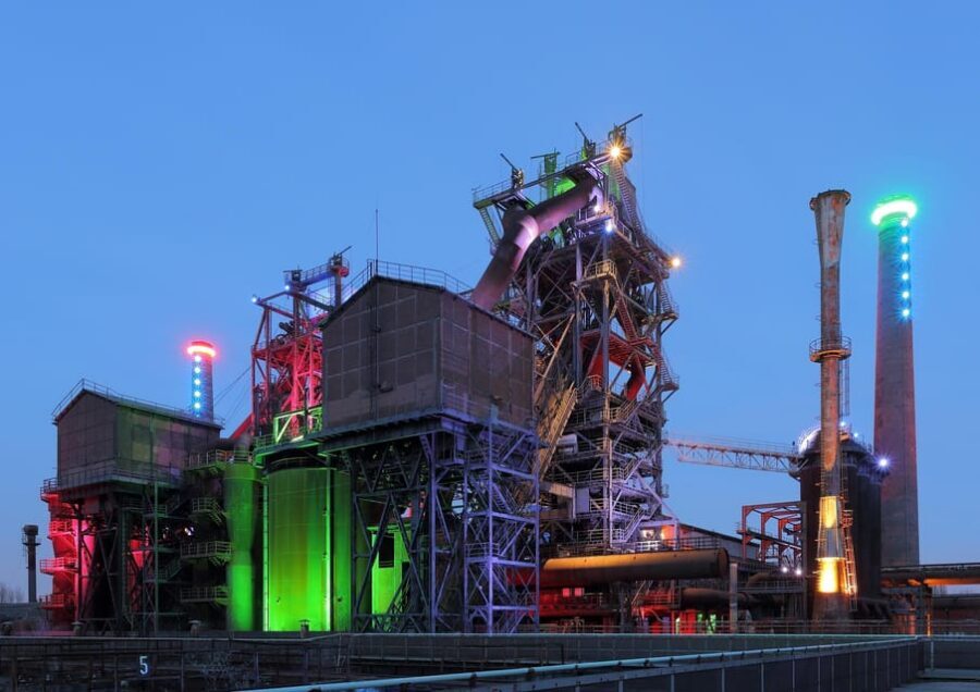 Torchlight tour of the old ironworks - Language matters: a German-only guide