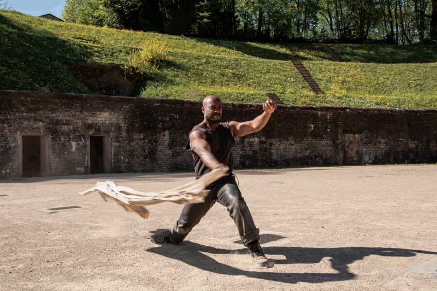 Trier: Gladiator Valerius adventure tour - Meeting Point and the Before-Show Moment