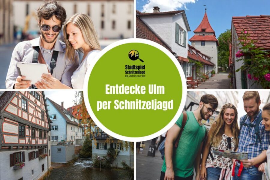 Ulm: Scavenger Hunt Self-Guided Walking Tour - City wall, moat houses, and the Einstein fountain stop