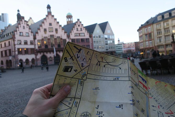 Urban Adventure Game in Frankfurt with an app - The route: Neue Altstadt to the Römer in five named stations