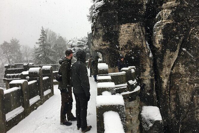 Winterland Tour to Bohemian and Saxon Switzerland from Dresden - Booking timing, start time, and what the day feels like